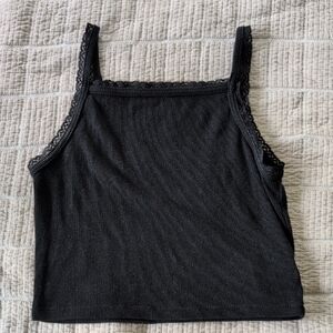 American Eagle Outfitters Black Lace Camisole